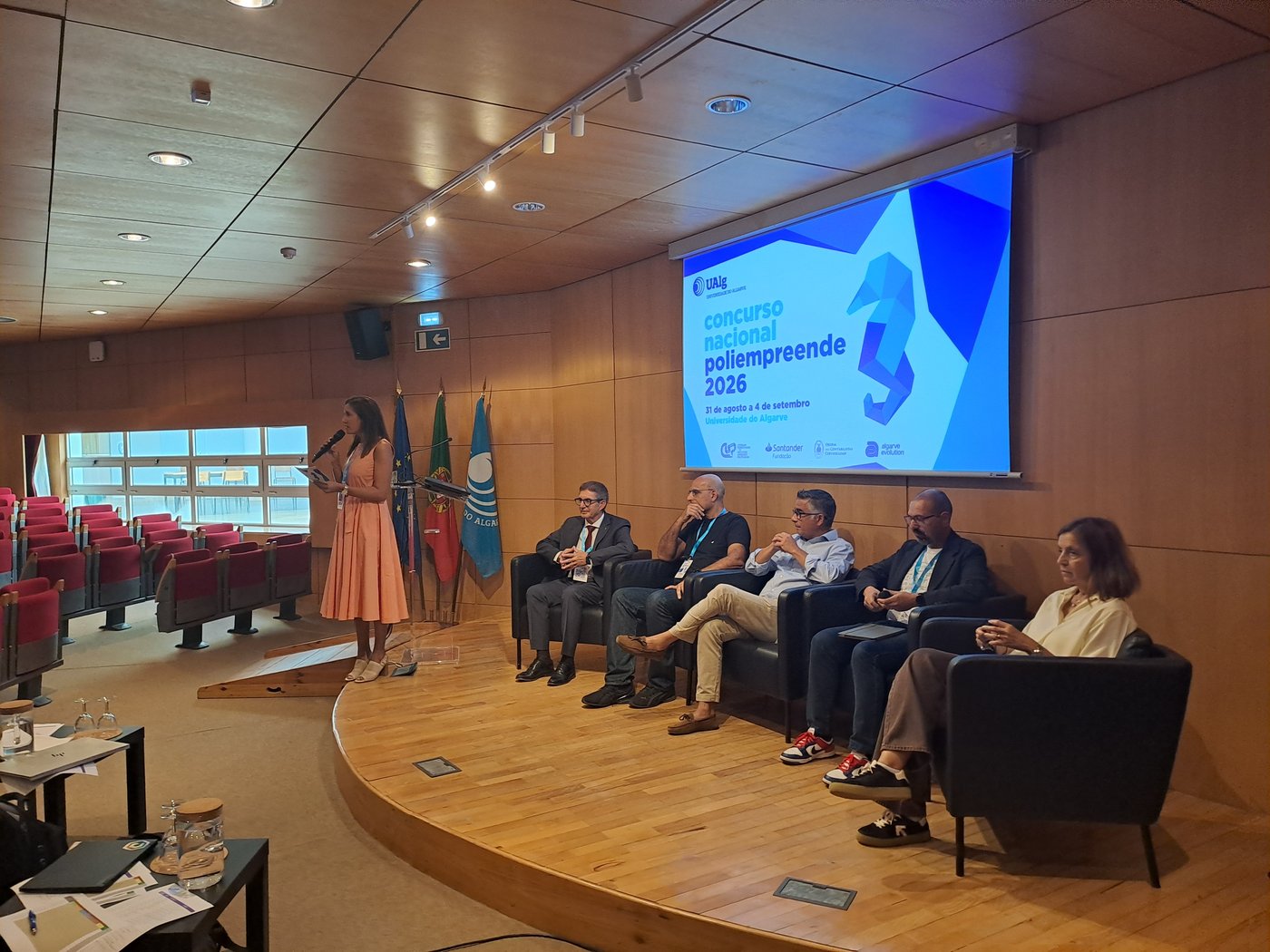 Sessão da Final Nacional do Poliempreende 2026, na Universidade do Algarve